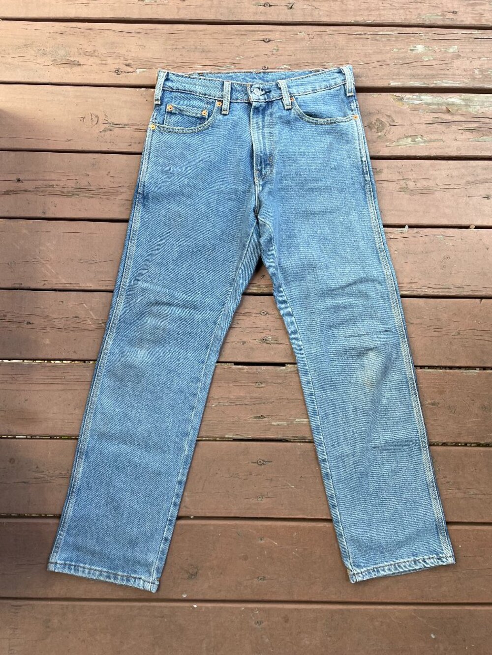 Levis Straight Cut Light Wash Jeans - Size W30 L30